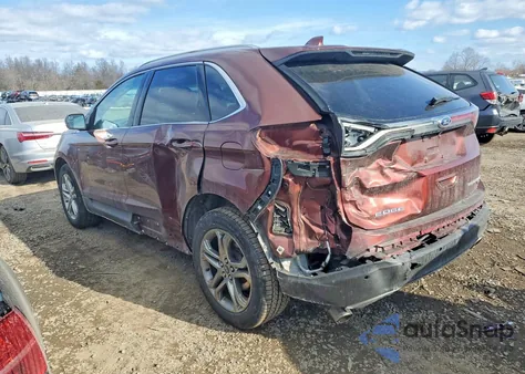 2015 Ford Edge Titanium z USA, uszkodzony, nr VIN 2FMTK4K85FBB54384